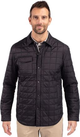 Cutter & Buck Rainier PrimaLoft Mens Eco Insulated Quilted Shirt Jacket