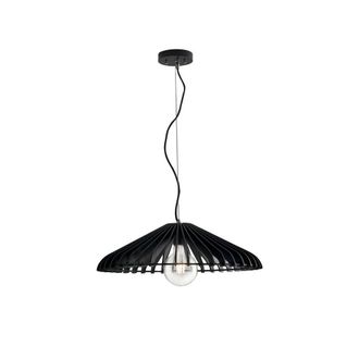 Netlighting CALDER Wire Frame Pendant Ceiling Light Black 50x13.5cm | Size: 50x13.5 cm