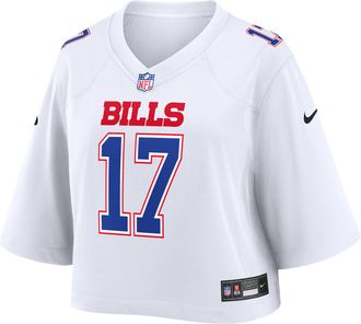 Nike Josh Allen Buffalo Bills Nike Womens NFL Cropped Tundra Game Jersey in White | WCJF10A81F-69K
