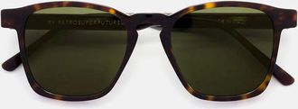 Retro Superfuture Sunglasses Unico 3627 26 D Green Brown/Green Unisex