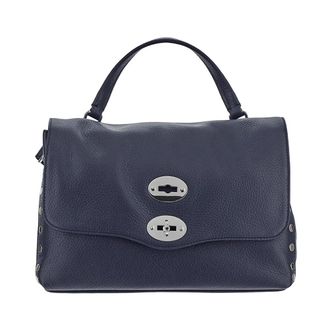 Zanellato Dames, Tassen, Blauw, Maat: ONE Size Leer