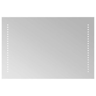 vidaXL Espejo De Ba&ntilde;o Led Transparente 60 X 40 Cm Vidrio Templado Vidaxl