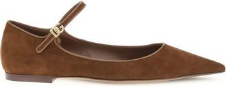 Dolce & Gabbana Brown Goatskin Ballet Womens Flats