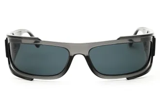 Versace 0VE4446 Rectangular Dark Grey Sunglasses - Gray