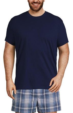 Lands End Crewneck Undershirt 3 Pack in Multi 3 Pack at Nordstrom, Size X-Large