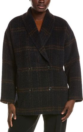 Eileen Fisher Alpaca & Wool-Blend Shawl Collar Coat