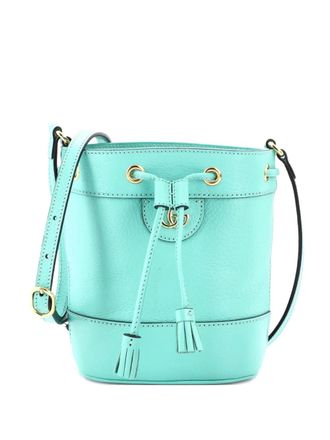 Gucci Ophidia Leather Mini bucket bag - Verde