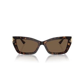 Jimmy Choo London 0jc5011u Rectangular Tortoiseshell Acetate Sunglasses