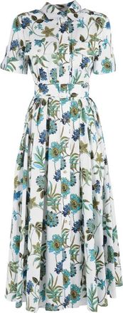 Fay Chemisier M/C - Dames - Shirt Kleedjes - Veelkleurig - M - Katoen - Kleedjes