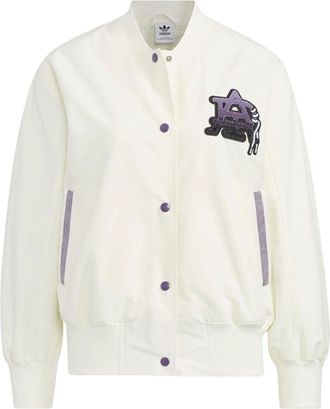 adidas (WMNS) adidas Modern Collegiate Bomber Jacket Asia Sizing White HS1918