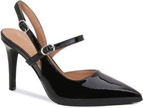 Berness Gula Pointed Toe Slingback Pump in Black at Nordstrom Rack, Size 7.5