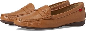Marc Joseph New York Lexington Womens Dress Flat Shoes Tan Tumbled Grainy : 10.5 M, Leather