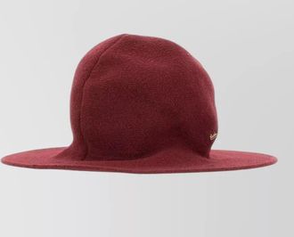 Borsalino cashmere blend wide brim cloche hat