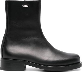 Our Legacy Leather Side-zip Boots