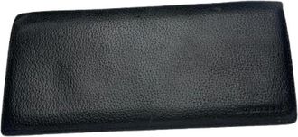 Burberry Pre-owned Wallets, female, Black, Size: ONE SIZE Pre-owned Leather Wallet