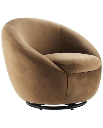 ModWay Buttercup Performance Velvet Swivel Chair