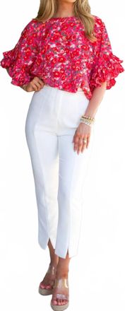 DO+BE Collection Pippa High Waisted Pants In White