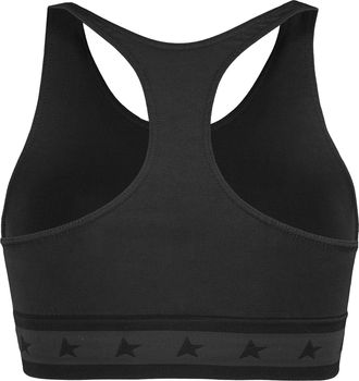 Golden Goose Womens Gabry Sporty Tank Top Black Polyamide