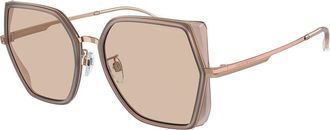 Emporio Armani EA2142D Asian Fit 301193 Womens Sunglasses Gold Size 56