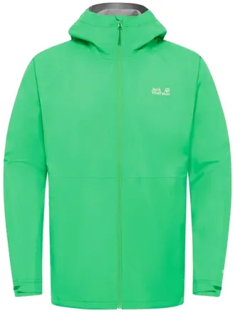 Jack Wolfskin Vibrant Green Prelight Lightweight Jacket