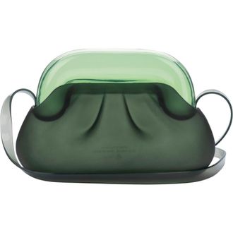 Melissa Glass Jelly Shoulder Bag in Green at Nordstrom
