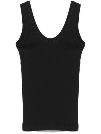 Brunello Cucinelli Brunello Cucinelli Camiseta sin mangas de algod&oacute;n