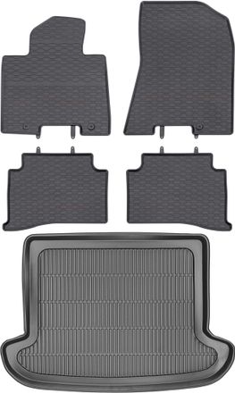 OEM Juego De Alfombrillas De Goma Para Coche Y Alfombrilla Para Maletero Para Kia Sportage Iv Suv A Partir De 2016