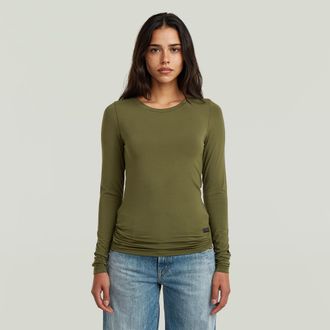 G-Star 2nd Skin Longsleeve T-Shirt - Groen - Dames