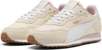 Puma Sneaker PUMA ST MILER ROSE, Damen, Gr. 40,5, weiss (frosted ivory, puma wei&szlig;, gum), Leder, mehrfarbig, Schuhe Sneaker