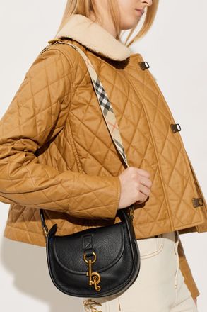 Burberry Shoulder Bag B-Clip, Womens, Black