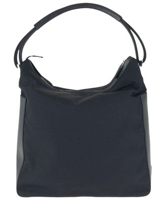 Gucci Black Nylon & Leather One Shoulder Bag (Authentic Pre-Loved)
