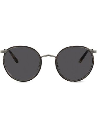 Oliver Peoples Occhiali da sole Casson tondi - Grigio