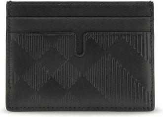 Burberry Zwarte Kalfsleren Bos Taurus Portemonnee