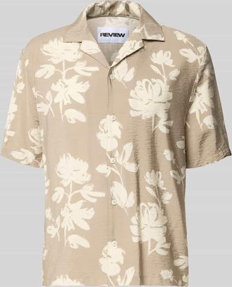 Review Regular Fit Freizeithemd aus Viskose-Mix in Taupe, Gr&ouml;&szlig;e XL