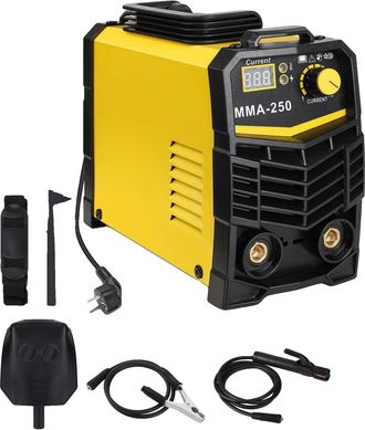 OEM M&aacute;quina De Soldadura Mma, Salida De 250 A, Dise&ntilde;o Port&aacute;til, Color Amarillo
