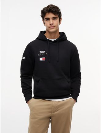 Tommy Hilfiger Mens Tommy x Cadillac F1 Team Replica Hoodie - Black - XXL