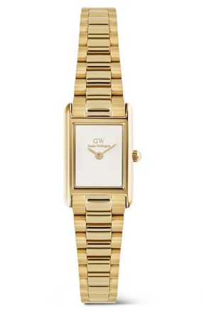 Daniel Wellington Bound Mini Tank Bracelet Watch, 17mm x 26mm in Gold-Tone at Nordstrom
