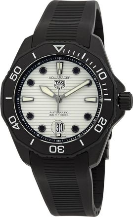 Tag Heuer Pre-owned Tag Heuer Aquaracer Automatic White Dial Mens Watch WBP201D-FT6197