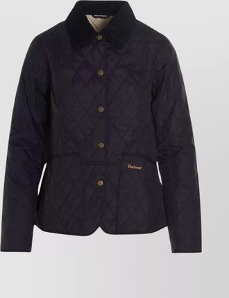 Barbour quilted collar sleeve jacket
