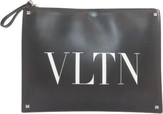 Valentino Pre-owned Clutches, female, Black, Size: ONE SIZE Pre-owned Clutch bag