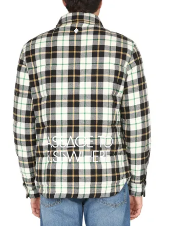 Marcelo Burlon Checkered Shirt - Green