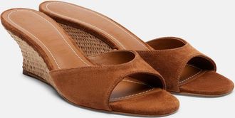 Staud Brigitte 60 suede wedges