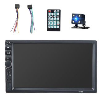 OEM Adecuado Para Autorradios Universales De 7 Pulgadas Y 2 Din Con Reproductor/grabador, Pantalla T&aacute;ctil, Est&eacute;reo Mp5, Bluetooth Y C&aacute;mara 7018b