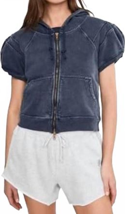 Free People Womens Summer Sweatshirt In Night Shadow