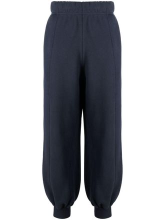 Kenzo floral-print cotton track pants - Blue