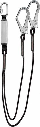 Generico Doble Eslinga Fija &Oslash;10,5 Long 2m Con Absorbedor + Conector Aa011