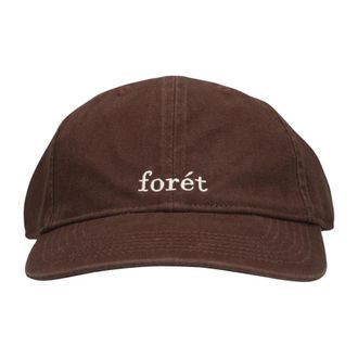 For&eacute;t Hawk Washed Cap - Heren - Petten - Bruin - ONE Size - Katoen - Accessoires