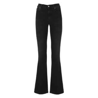 Marella Jeans, Dames, Zwart, 2Xs, Sport Flared Jeans