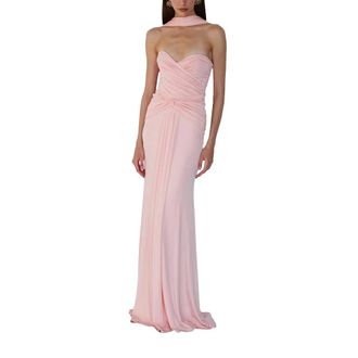 New Arrivals Gowns, female, Pink, Size: S Amanda Heart-neck Gown