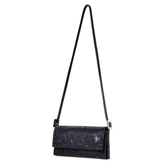 Benedetta Bruzziches Vittissima La Grande Bag - James Bond - Dames - Schoudertassen - Zwart - ONE Size - Satijn - Tassen